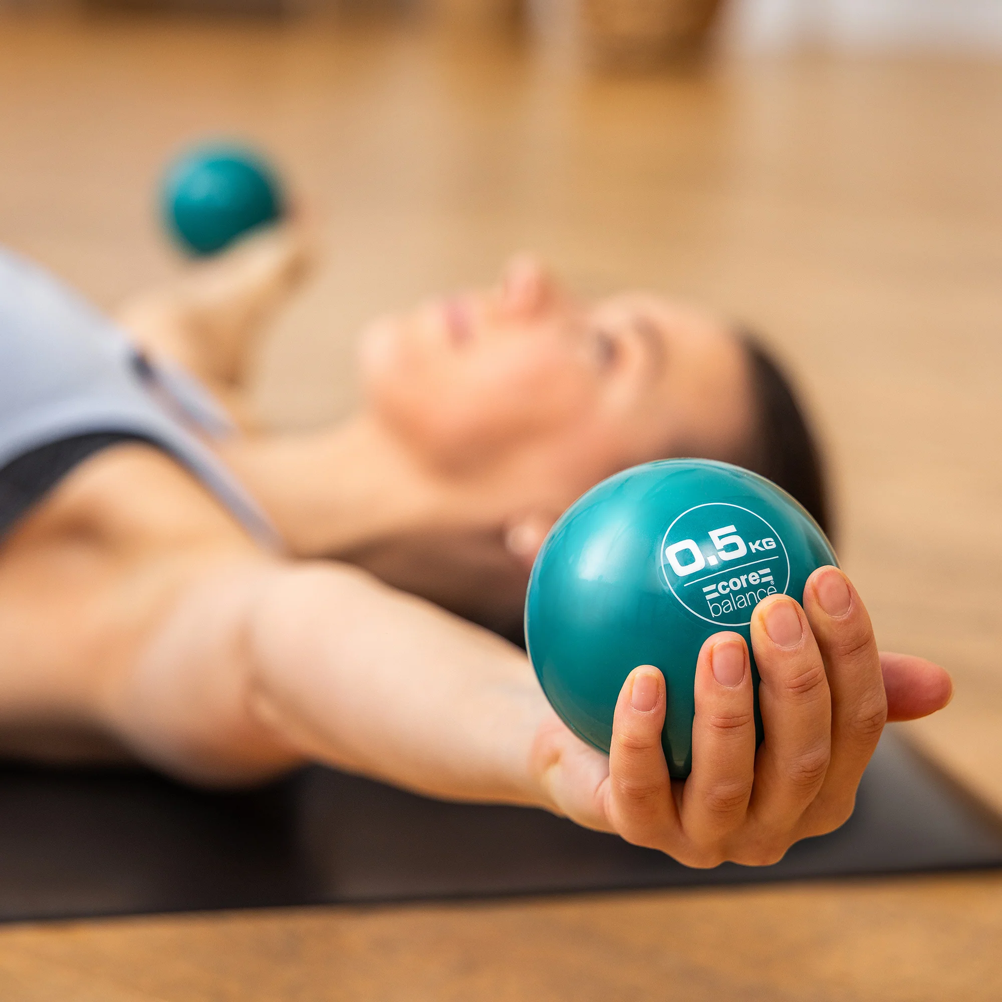 Pilates Soft Ball Pair (0.5 / 1 / 1.5 KG)