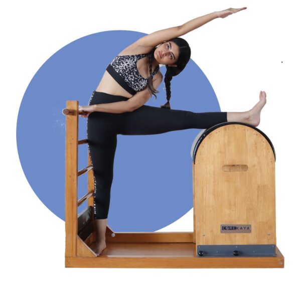 CoreKaya Pilates Ladder Barrel - A versatile piece of Pilates equipment for core strength and flexibility.