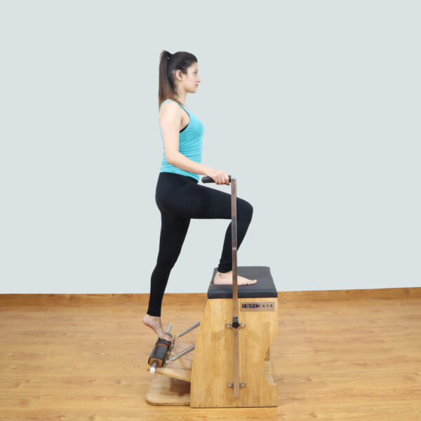 CoreKaya Pilates Wunda Chair - A versatile and ergonomic fitness chair for all levels.